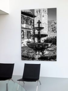 Foto: »Klosteranlage Hirsau - No.3« (black and white), 80 x 120 cm Fotodruck an Wand