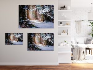 Foto: »Winterstimmung [winter mood] - No.6« (butlaix look), 60 x 40, 90 x 60, 120 x 80 cm Fotodruck an Wand
