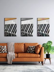Foto: »Akkordeon [accordion] - No.6« (butlaix look, black and white, natural colors), 40 x 60 cm Fotodruck an Wand