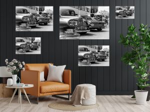 Foto: »Oldtimer [vintage car] - No.8« (butlaix look, black and white, natural colors), 60 x 40, 90 x 60, 120 x 80 cm Fotodruck an Wand