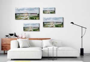Foto: »Residenzschloss Ludwigsburg - No.1« (butlaix look), 60 x 30, 80 x 40, 100 x 50, 120 x 60 cm Fotodruck an Wand