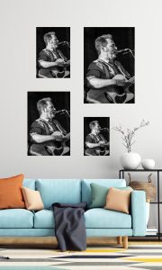 Foto: »Like Johnny Cash« (black and white), 30 x 45, 40 x 60, 50 x 75, 60 x 90 cm Fotodruck an Wand