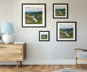Foto: »Neckar - No.1 (vintage style)« (natural colors), 20 x 20, 30 x 30, 40 x 40, 50 x 50 cm Fotodruck an Wand